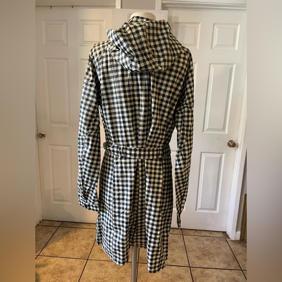 Columbia Black and White Checkered Raincoat Size XL - Picture 5 of 9